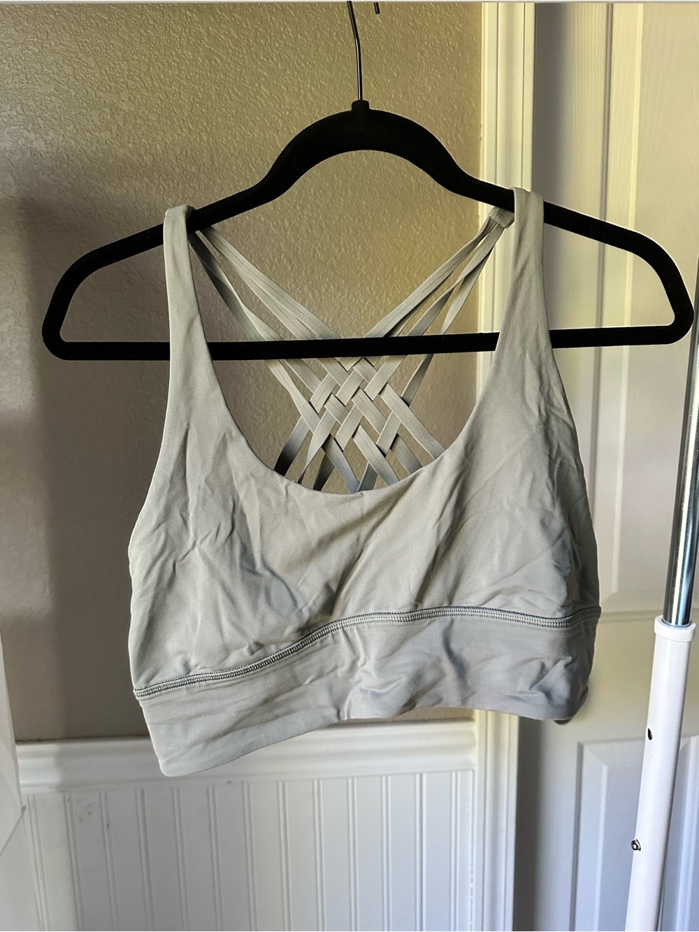 Light Green Strappy Back Sports Bra - Women Intimates